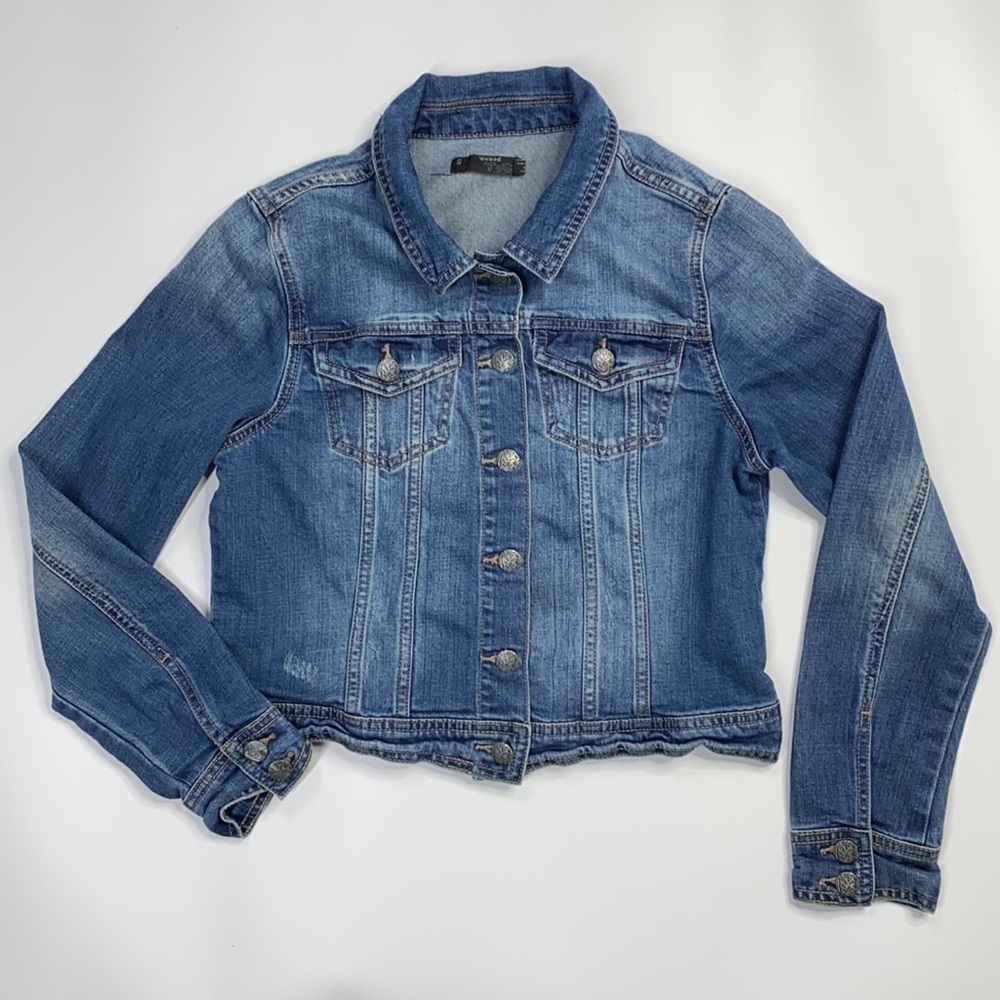 Prana Dree Organic Cotton Denim Jacket Size Small
